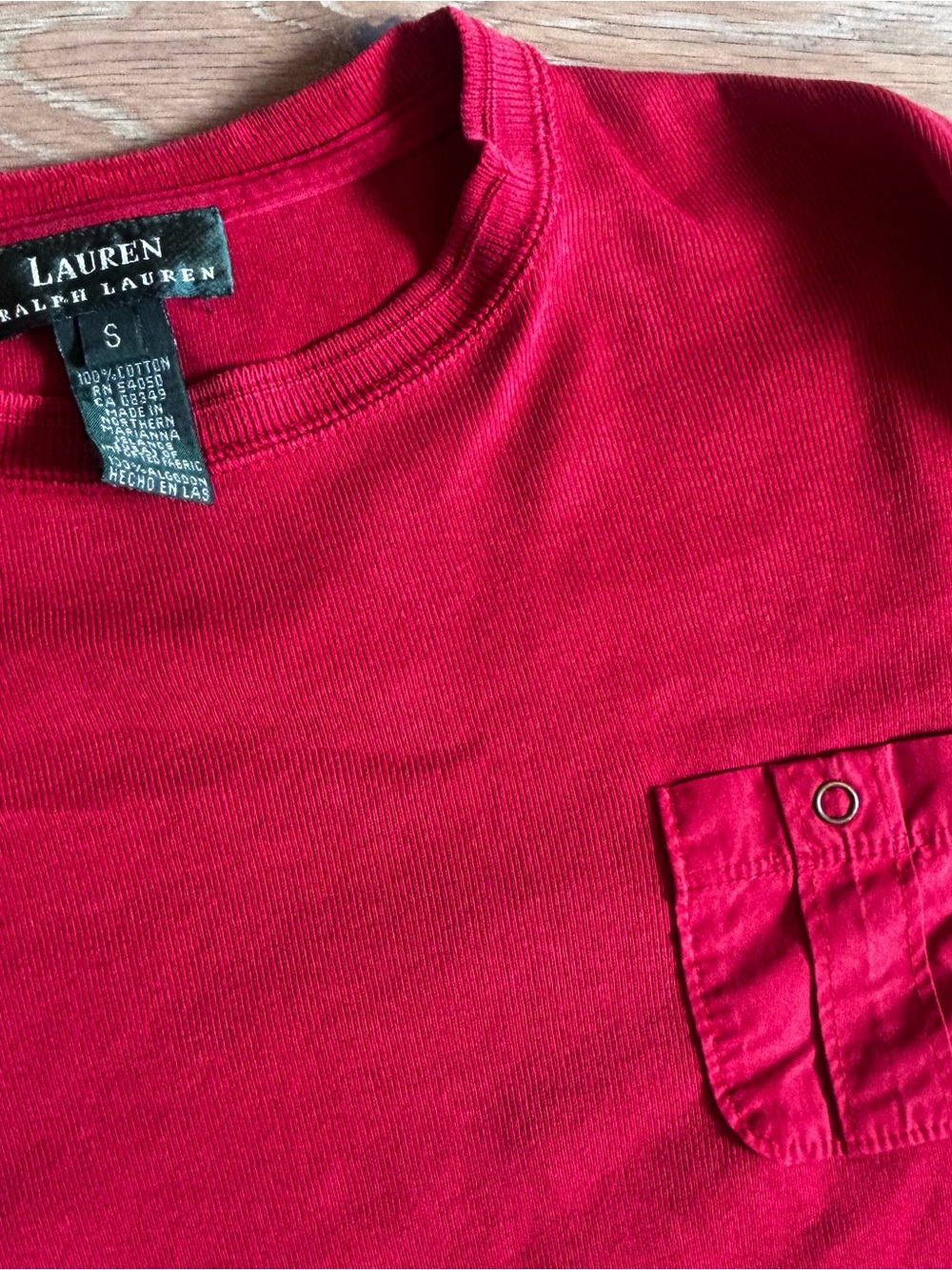Lauren Ralph Lauren
Crew Neck Pocket Tee w snap
S